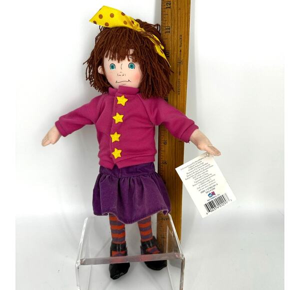 Junie B Jones doll 11" 2000 Barbara Parks Merry Maker Toy with tag - Picture 4 of 6